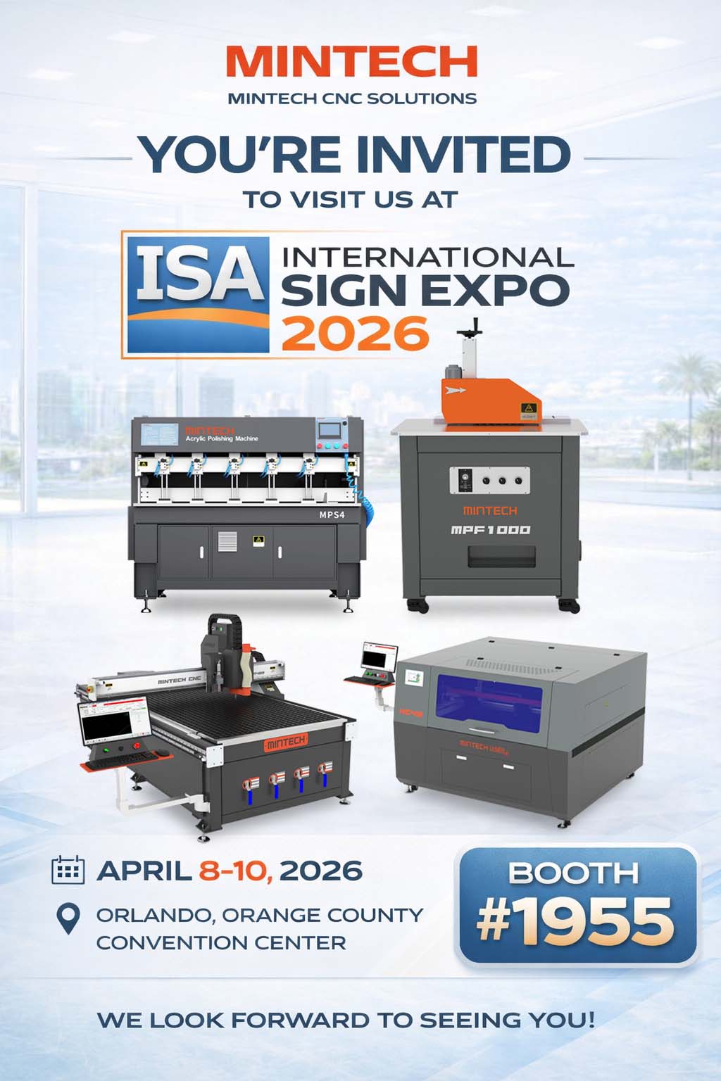 Mintech Blog What We Will Showcase at ISA Expo 2026: CNC, Laser